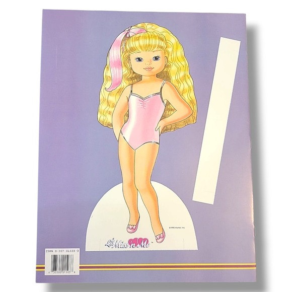 Lil Miss 'n Me Paper Doll Golden 1992 Uncut Precut Fashions Vintage - Picture 2 of 5